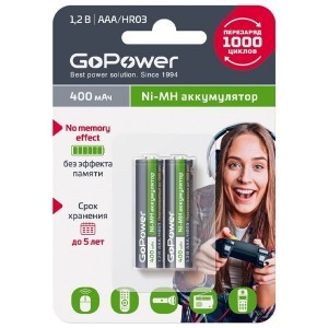 Аккумулятор GoPower HR03...