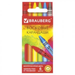 Восковые карандаши BRAUBERG...