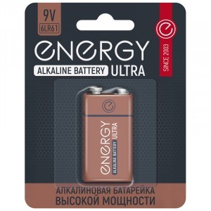 Э/п Energy Ultra 6LR61 1B...